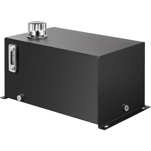 Heavy Duty Hydraulic Reservoir, Gallon Steel Fuel Transfer Tank with Strainer, Temp Gauge, Filter & Breather Cap