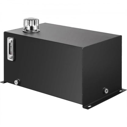 Heavy Duty Hydraulic Reservoir, Gallon Steel Fuel Transfer Tank with Strainer, Temp Gauge, Filter & Breather Cap
