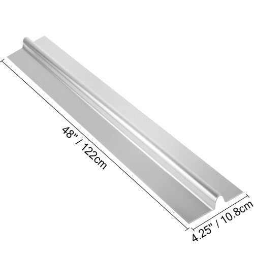 PEX Heat Transfer Plates, Long Aluminum Plates for Radiant Floor Heating, Designed for PEX Tubing, High Efficiency Heat