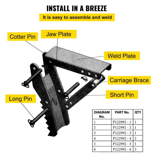 Backhoe Thumb, Heavy Duty Teeth Steel Excavator Thumb, Adjustable Weld-On & Bolt-On Claw Attachment for Tractors