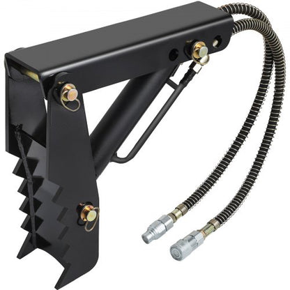 Hydraulic Backhoe Thumb, Steel Heavy-Duty Weld-On Excavator Thumb with Hydraulic Cylinder, Universal Attachment