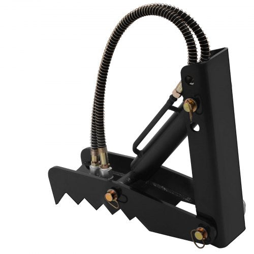 Hydraulic Backhoe Thumb, Steel Heavy-Duty Weld-On Excavator Thumb with Hydraulic Cylinder, Universal Attachment