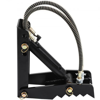 Hydraulic Backhoe Thumb, Steel Heavy-Duty Weld-On Excavator Thumb with Hydraulic Cylinder, Universal Attachment