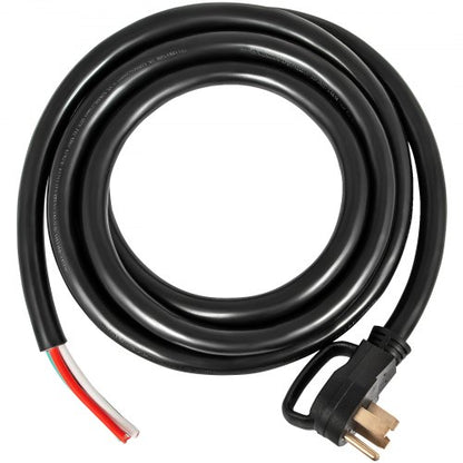 Heavy Duty Amp Generator Cord, Wire STW 6 Gauge, Bare Wire, Extension Power Cable with Grip