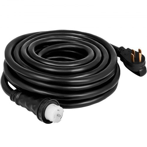 Amp Generator Extension Cord, STW, Heavy-Duty Generator Cord, Twist Lock Plug for Backup Power