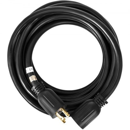 Heavy Duty Amp Generator Cord, Gauge Wire Power Cable for Generators with Twist Lock Plug, Outdoor & Emergency Use