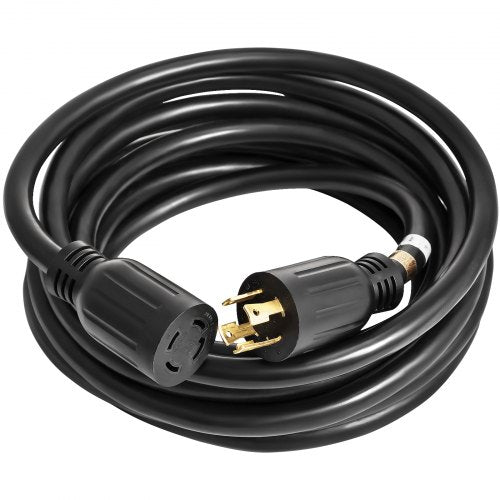 Heavy Duty Amp Generator Cord, Gauge Wire Power Cable for Generators with Twist Lock Plug, Outdoor & Emergency Use