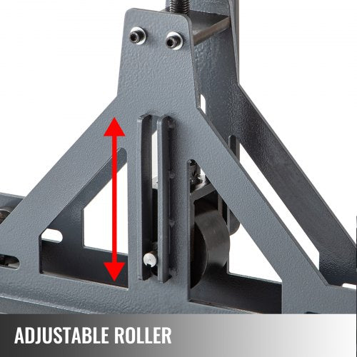 1-1/2" Tubing Rolling Bender, Manual Square & Rectangular Tube Bender for Mild Steel, Copper & Aluminum