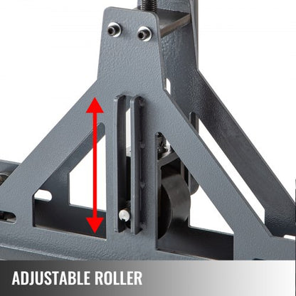 1-1/2" Tubing Rolling Bender, Manual Square & Rectangular Tube Bender for Mild Steel, Copper & Aluminum