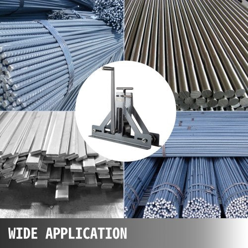 1-1/2" Tubing Rolling Bender, Manual Square & Rectangular Tube Bender for Mild Steel, Copper & Aluminum