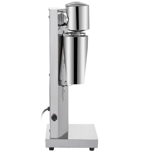 180W Stainless Steel Electric Milkshake Maker, Double Head Commercial Shake Machine with 800ml Cup