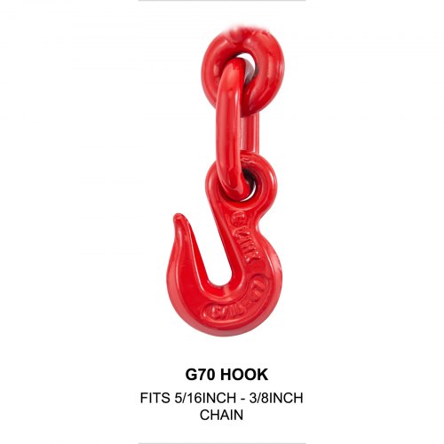 Ratchet Load Binder 6600lbs Capacity Adjustable Length Ratchet Chain Binder W G70 Hooks For Tie Dow 6