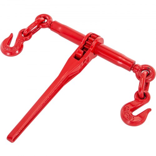 Ratchet Load Binder 6600lbs Capacity Adjustable Length Ratchet Chain Binder W G70 Hooks For Tie Dow 9