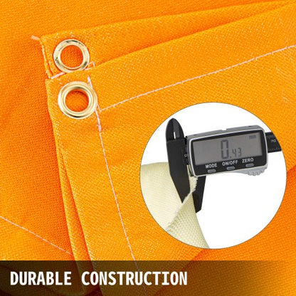 Welding Blanket, Fiberglass Fire Retardant Blanket, Heavy-Duty Fireproof Welding Mat & Thermal Resistant Insulation