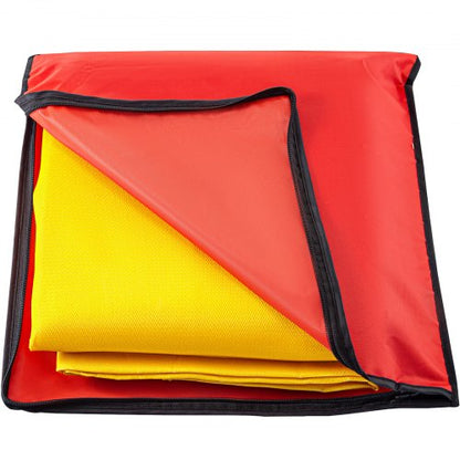 Gold Fiberglass Welding Blanket, Freproof Welding Mat, Thermal Resistant Insulation Blanket with Carry Bag