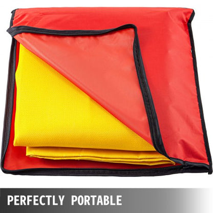 Gold Fiberglass Welding Blanket, Fire Retardant Portable Welding Mat, Heat-Resistant Thermal Insulation Blank