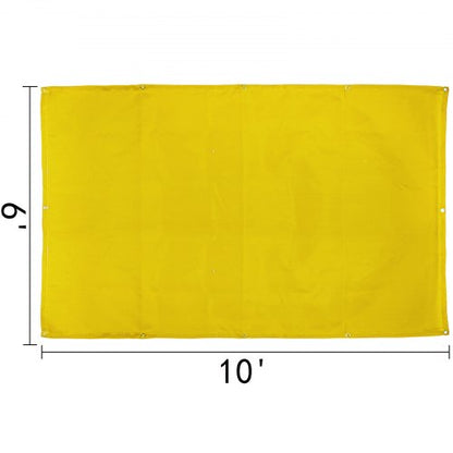 Gold Fiberglass Welding Blanket, Fire Retardant Portable Welding Mat, Heat-Resistant Thermal Insulation Blank