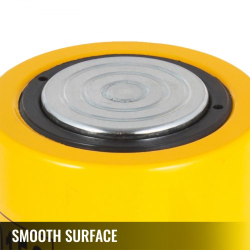 Hydraulic Cylinder Jack, Stroke Single Acting Solid Ram, Heavy-Duty Portable Hydraulic Lifting Cylinder, Quick Connector