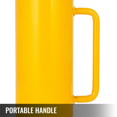 Hollow Hydraulic Cylinder Jack, Single Acting Hydraulic Ram Cylinder with Stroke for Heavy-Duty Lifting