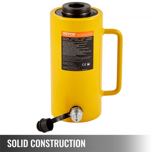 Heavy-Duty Hydraulic Cylinder Jack, Stroke, Solid Ram, Portable Hydraulic Solid Jack for Industrial Lifting