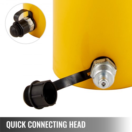 Heavy-Duty Hydraulic Cylinder Jack, Stroke, Solid Ram, Portable Hydraulic Solid Jack for Industrial Lifting