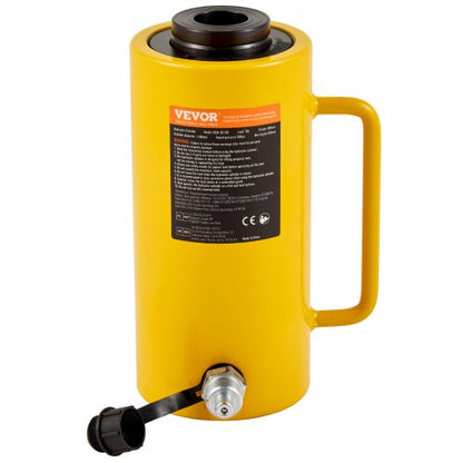 Heavy-Duty Hydraulic Cylinder Jack, Stroke, Solid Ram, Portable Hydraulic Solid Jack for Industrial Lifting