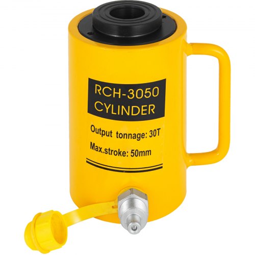 Hydraulic Ram Cylinder, Hollow Single Acting Jack, Hydraulic Lifting Cylinder, Stroke Industrial Hydraulic Jack