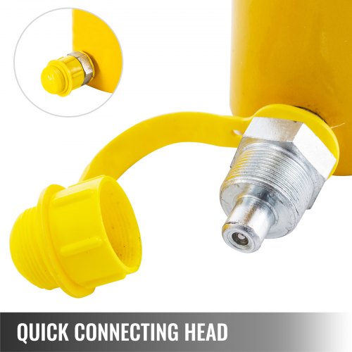 Hydraulic Ram Cylinder, Hollow Single Acting Jack, Hydraulic Lifting Cylinder, Stroke Industrial Hydraulic Jack
