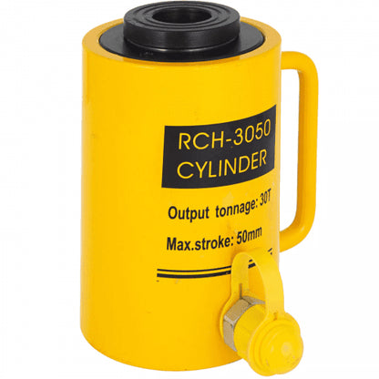 Hydraulic Ram Cylinder, Hollow Single Acting Jack, Hydraulic Lifting Cylinder, Stroke Industrial Hydraulic Jack