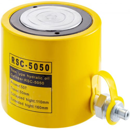 Stroke Single Acting Hydraulic Cylinder Jack Ram., Heavy-Duty Hydraulic Lifting Jack for Industrial & Automotive Use