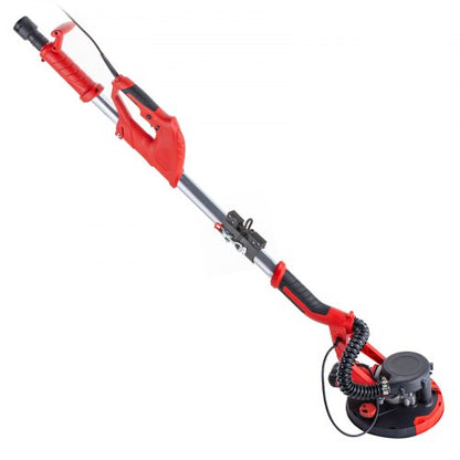 Electric Sander Variable Speed, Foldable Drywall Sander with Telescope Handle, Sanding Discs & Dust-Free Vacuum Bag