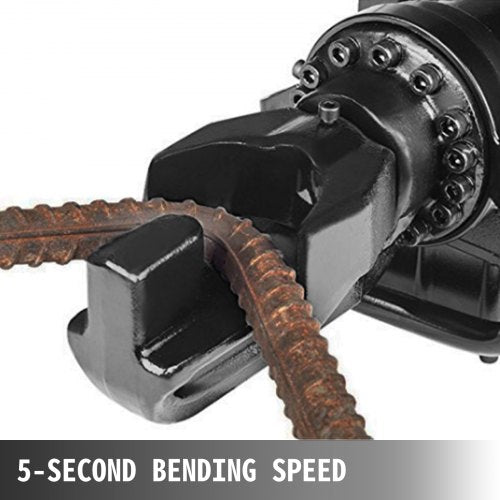 Hydraulic Electric Hand Held Rebar Bender, High-Power Bending Machine for Steel Rods, Rebar, and Construction Projects