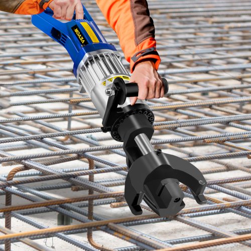 22mm Electric Rebar Bender, 1200W Hydraulic Handheld Bender for Steel Rods & Rebars | 0-90° Bending in 5 Seconds