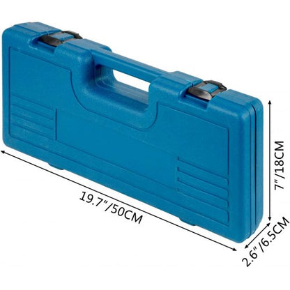 26-Piece 1/2" Drive Impact Socket Set, CR-V Steel 6-Point Shallow Sockets (10mm-36mm) with Storage Case