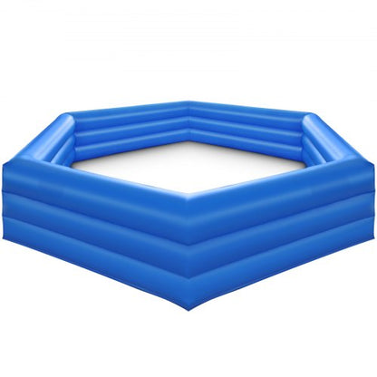 15 ft Inflatable Gaga Ball Pit with Electric Air Pump, Fast-Setup Gagaball Court for Outdoor & Indoor Family Fun