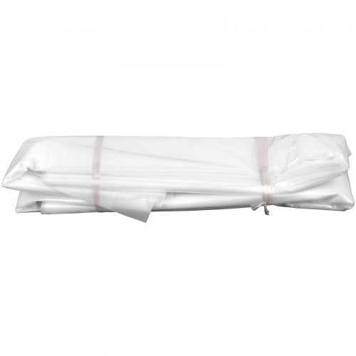 6 Mil Greenhouse Polyethylene Film, 32x25 FT UV-Resistant Clear Plastic Film for Superior Strength & Warmth Retention