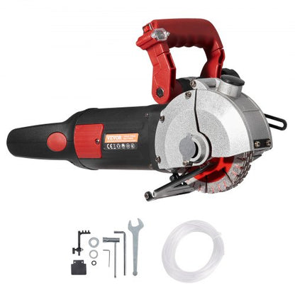 HeavyDuty Wall Slotting Machine 8 Saw Blades 6200rMin 5 Diameter For Precision Grooving With 41mm C 1