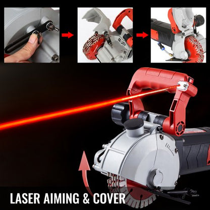 HeavyDuty Wall Slotting Machine 8 Saw Blades 6200rMin 5 Diameter For Precision Grooving With 41mm C 3