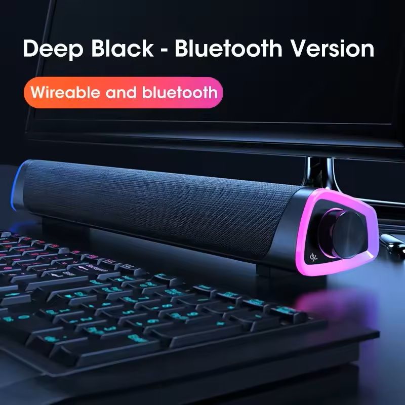 Bluetooth Computer Speaker Bar Stereo Subwoofer Soundbar 6