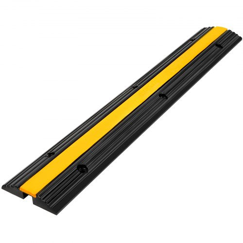 4Pack HeavyDuty Rubber Cable Protector Ramps 1Channel 22046Lbs Capacity Wire Cover For Driveways Ev