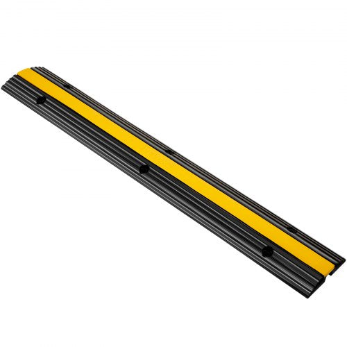 4Pack HeavyDuty Rubber Cable Protector Ramps 1Channel 22046Lbs Capacity Wire Cover For Driveways Ev