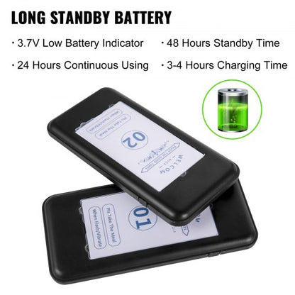 F101 Restaurant Pager System, 16 Pagers with 98-Channel Wireless Calling Base for Restaurants, Hospitals & Hotels