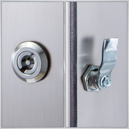 304 Stainless Steel Electrical Box 16x12x8 Heavy Duty NEMA 4X IP66 Enclosure With Reinforced Lock 3