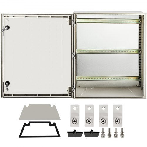 24" x 20" x 9" NEMA 4X Fiberglass Electrical Box, IP66 Waterproof & Dustproof Outdoor/Indoor Junction Box