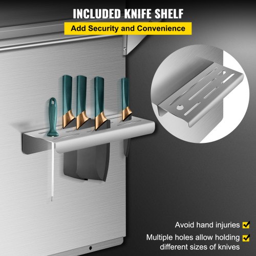 Stainless Steel Range Hood Backsplash 30 X 307 Inch Wall Shield With Storage Shelf Knife Holder  Ho 6