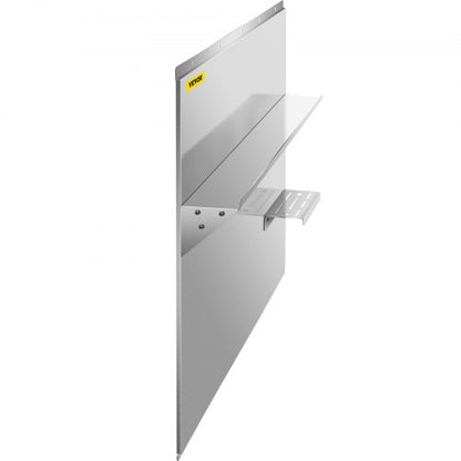 Stainless Steel Range Hood Backsplash 30 X 307 Inch Wall Shield With Storage Shelf Knife Holder  Ho 9