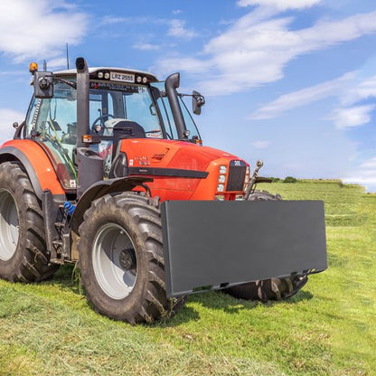 Heavy-Duty Skid Steer Mount Plate, Thick Steel Quick Attachment Loader Plate with Welding Rods, Universal Skid Steer
