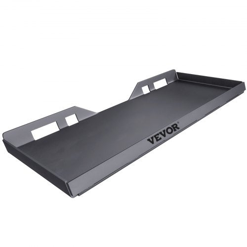 Heavy-Duty Skid Steer Mount Plate, Thick Steel Quick Attachment Loader Plate with Welding Rods, Universal Skid Steer