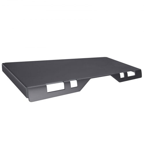 Heavy-Duty Skid Steer Mount Plate, Thick Steel Quick Attachment Loader Plate with Welding Rods, Universal Skid Steer