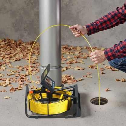 Pipe Drain Inspection Camera with DVR, Waterproof IP68 Sewer Camera, LED Borescope for Plumbing, Ducts, Walls